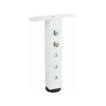 Pied de lit acier  visser h. 200 x l. 35 mm - hettich