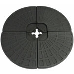 Pieds de parasol base pour parasol tonnelle ombrage - eventail - plastique - 100 x 100 x 7. 5 cm - facile ...