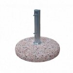 Pied de parasol ext�rieur en b�ton kg25 tube 50