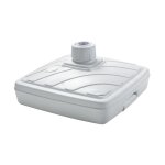 Pied de parasol plastique carr� 56, 5 x 56, 5 x 31, 5 blanc - eda