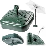 Pied de parasol rond � remplir avec du sable, de l'eau ou du gravier, support en plastique pour jardin, ...