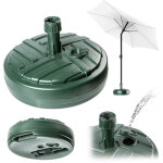 Pied de parasol rond � remplir avec du sable, de l'eau ou du gravier, support en plastique pour jardin, ...