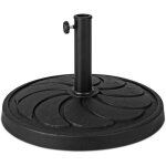 Pied de parasol rond en résine, base de parasol antique ? 45 cm avec tube en métal, support de parasol ... Pied de parasol rond en résine, base de parasol antique ? 45 cm avec tube en métal, support de parasol ...