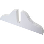 Pied pour paravent, support, porte - paravent / cloison de sparation, blanc, lot de 3