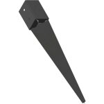 Pied de poteau � planter, support de poteau mermier 90x90 mm