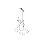 Pieds de soutien sur chape radson pour mod�le plinthe - 9010196202