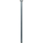 Pied de table cylindrique fixe acier mat gris, 80 cm - hettich