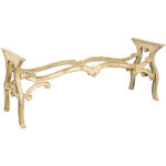 Pied de table de jardin structure en fer et fonte massif, idéale pour l'intérieur et l'extérieur plateaux ... Pied de table de jardin structure en fer et fonte massif, idéale pour l'intérieur et l'extérieur plateaux ...