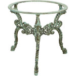 Pied de table de jardin structure en fer et fonte massif, idale pour l'intrieur et l'extrieur plateaux ...