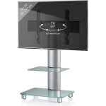 Pied de page de la t�l�vision tosal h. 100 x l. 60 x p. x 44 cm mattglas