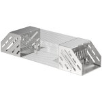 Pi�ge � souris en acier inoxydable porte double automatique grande capacit� pi�ge � rongeurs r�p�titif ...