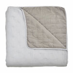 Pierre cardin lorena couvre - lit blanc 235x270 cm 3 pi�ces