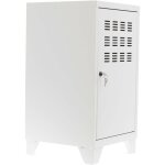 Pierre henry - casier de rangement en mtal 74 cm collgien blanc mat