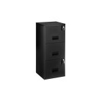Pierre henry - classeur monobloc 3 tiroirs - noir - maxiburo