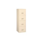 Classeur monobloc 4 tiroirs - beige - maxiburo