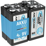 Piles 6f22 9v 300 mah nimh rechargeables (lot de 4) - ansmann Piles 6f22 9v 300 mah nimh rechargeables (lot de 4) - ansmann