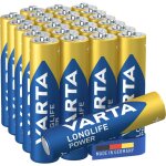 Piles alcalines aaa longlife power lot de 24 cube - varta