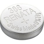 Pile bouton 386 oxyde d'argent renata 130 mah 1. 55 v 1 pc(s)