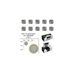 Pile bouton oxyde d'argent 321 / sr616sw (bote de 10 piles)