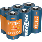 Piles lithium cr123a 3v (lot de 6) ? piles pour appareils électroniques - ansmann Piles lithium cr123a 3v (lot de 6) ? piles pour appareils électroniques - ansmann