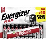 Piles rechargeables energizer max aa lr6, 10 pi�ces (437772)