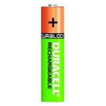 Duracell - pile rechargeable lot de 4 piles rechargeables aaa 750mah