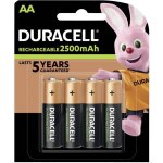 Pile rechargeable lr6 (aa) nimh duracell precharged hr06 2500 mah 1. 2 v 4 pc(s) v685741