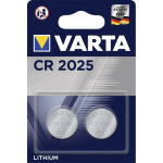 Pile ronde lithium 3v cr2025 varta - blister de 2 - 6025101402