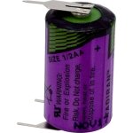 Pile sp�ciale 1 / 2 lr6 (aa) lithium tadiran batteries sl350pt picots � souder en u 3. 6 v 1200 mah 1 ...
