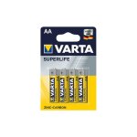 Superlife - piles au zinc - ?arbon, 1, 5 v, taille aa - varta
