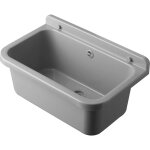 Bac � laver mural 55 en polypropyl�ne ? couleur gris pierre ? dimensions 55x34x21cm ? r�sistant aux acides ...