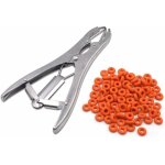 Pince à castration , pince castration élastique acier inoxydable, pour bovins porcins mouton , avec 100 ... Pince à castration , pince castration élastique acier inoxydable, pour bovins porcins mouton , avec 100 ...