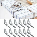 Pince nappe exterieur, pince nappe de table, � nappe en acier inoxydable, nappe clips anti - glissant ...