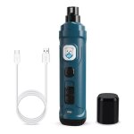 Pince  ongles pour chien avec 2 lampes led - pince  ongles lectrique puissante  2 vitesses pour chiens ...