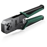 Pince  sertir prise rj45 pour cbles rseau, verte