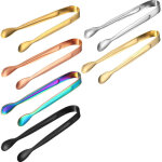 Pinces � sucre, pinces � bonbons 6 pi�ces pinces � glace multicolores en acier inoxydable pour faveurs ...