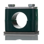 Pince � tube simple 25mm ? mat�riau pp ? temp�rature max + 90�c ? pack de 5 unit�s ? fixation efficace ...