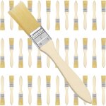 Pinceau de peinture 2, 54 cm (lot de 36) - pinceaux plats avec manche en bois - pinceaux professionnels ...