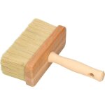 Pinceau de peinture pour peintre - manche en bois - 180 mm - 1 pice - pinceau plat - teinture, vernis ...