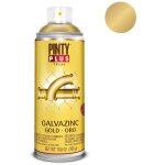 Peinture en arosol pintyplus tech 520cc galvazinc or g151