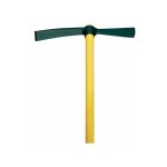 Leborgne - pioche hache 2kg douille ronde avec manche novamax - 060208 Leborgne - pioche hache 2kg douille ronde avec manche novamax - 060208