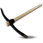 Pioche terrassier manche 90 cm bois panne acier forgé avec pointe et langue - quantité x 1 - pioche terrassier ... Pioche terrassier manche 90 cm bois panne acier forgé avec pointe et langue - quantité x 1 - pioche terrassier ...