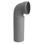 Pipe coude vacuation wc recoupable, diamtre 90 / 100 mm