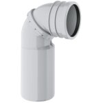 Pipe d'vacuation wc - grohe - orientable 90 - rapid sl - pour rservoirs encastrs universels ou les ...