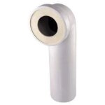 Pipe wc longue 90 dgr mle diamtre 100 mm.