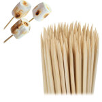 Relaxdays - piques  brochettes, lot de 500, pics en bambou, 40 cm de long, pour viande, lgumes, barbe ...