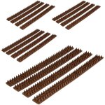 Piques pour murs et barrires, lot de 16 ranges, gouttires, anti - oiseaux, anti - pigeons, longueur ...