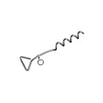Morin - piquet d'attache du chien en acier chrom dsignation : piquet d&039attache. acier chrom longueur ...