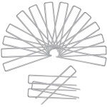 Piquet de fixation / sardines de fixation pour bache (50 pe�as) - 150mm30mm�2. 5mm, piquets de tente, ...