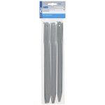 Piquet de tente 30cm metal demi rond 10 pieces en poly sac